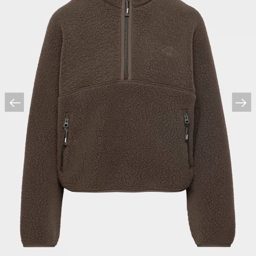 Aritzia Brown Teddy Jacket
